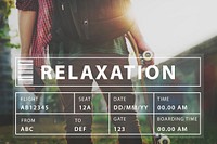 Holiday Travel Tourism Relaxation Graphic Concept