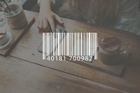 Barcode Label Laser Logistics Storage Scanning Concept