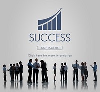 Business Success Report Graph Concept