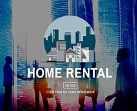 Home Rental House Property Rent Concept