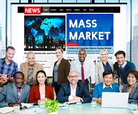 Mass Market Commercial Production Business Concept