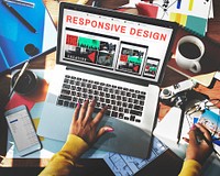 Responsive Design Layout Media Content Browser Concept