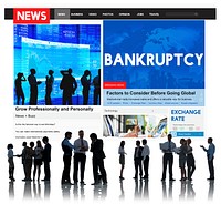 Bankruptcy Recession Loss Debt Money Finance Concept