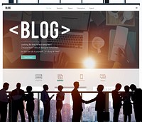 Blog Blogging Homepage Social Media Network Concept