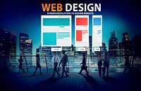 Web Design Network Website Ideas Media Information Concept