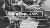 Data Streaming Technology Information Transfer Concept