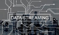 Data Streaming Technology Information Transfer Concept