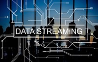 Data Streaming Technology Information Transfer Concept