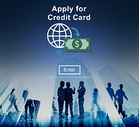 Apply for Credit Card Loan Payment Banking Concept