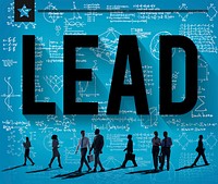 Lead Leadership Management Support Team Concept