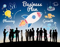 Business Plan Strategy Vision Objective Planning Concept
