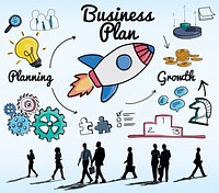 Business Plan Strategy Vision Objective Planning Concept