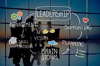 Leadership Teamwork Management Support Strategy Concept