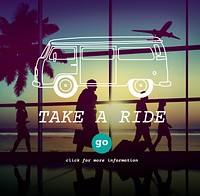 Take Ride Commuter Journey Metropolitain Motion Concept