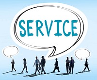 Service Loyalty Strategy Customer Help Concept