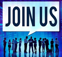 Join Us Invitation Support Business Concept
