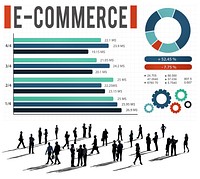 E-Commerce Online Marketing Strategy Corporate Concept