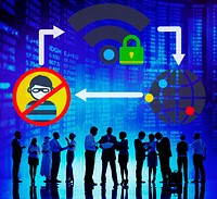 Internet Security Data Protection Networking Firewall Concept