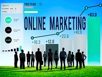 Online Marketing Advertisement Target Promotion Concept