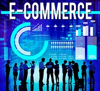 E-commerce Networking Global Communication Website Concept