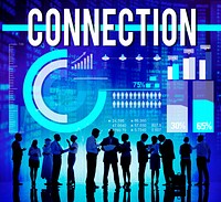 Connection Link Networking GLobal Communication Concept