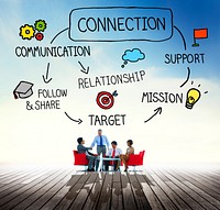 Connection Communication Networking Support Relationship Concept