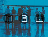 Business Office Folder Files Document Concept