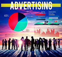 Advertising Marketing Promotion Strategy Concept