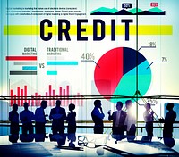 Credit Banking Budget Financial Economy Debt Concept