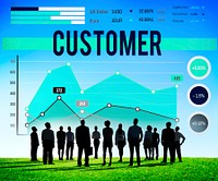 Customer Target Marketing Business Strategy Concept