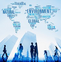 Environment Natural Sustainability Global World Map Concept