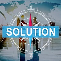 Solution Sloving Business Result Progress Concept