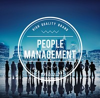 People Management Manpower Employment Strategy Concept