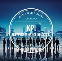 Global Business Team KPI Banner Concept