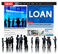 Loan News Article Banking Budget Concept