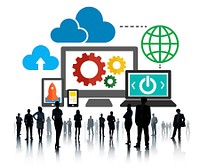 Cloud Data Storage Database Online Technology Concept