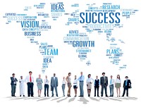 Global Business People Corporate Community Success Growth Concept