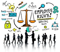 Employee Rights Employment Equality Job Business Handshake Concept