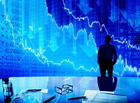 Businessman Stock Market Crisis Crash Finance Concept