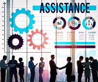 Assistance Assist Support Help Team Corporate Concept