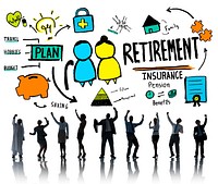 Business People Retirement Celebration Career Goal Concept