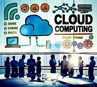 Cloud Computing Connection Network Internet Storage Concept