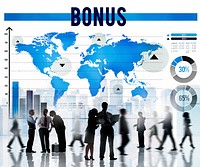 Bonus Incentive Income Money Payment Concept