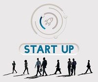 Business Startup Launch Strategy Vision Concept