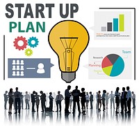 Start Up Launch Business Ideas Plan Creativity Concept