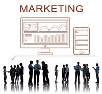 Marketing Progress Summary Analytics Computer Concept
