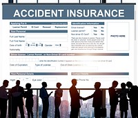 Accident Insurance Application Form Concept