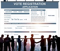 Vote Registration Application Election Concept