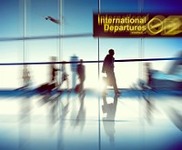 Airport Airplane Air Transportation Business Travel Concept