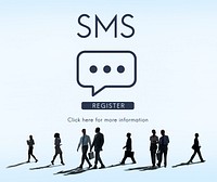 SMS Communication Online Conversation Message Concept